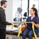 Can I use exercise bands after 2 weeks breast explant